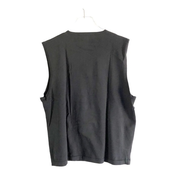 Andrew Fezza New York Silk Blend Knit Vest XL - Picture 3 of 6